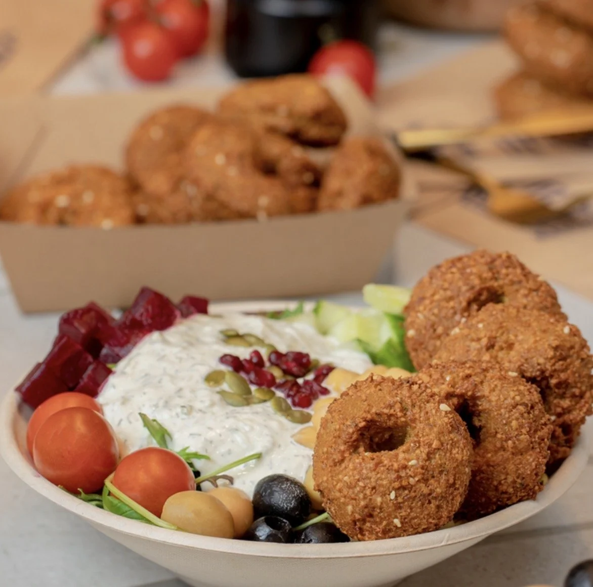 Zeta falafel bowl